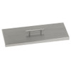 American Fire Products Stainless Steel Cover for Rectangular Drop-In Fire Pit Pan - SS-CV-AFPP-24