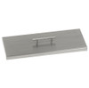 American Fire Products Stainless Steel Cover for Rectangular Drop-In Fire Pit Pan - SS-CV-AFPP-36