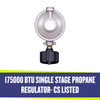 American Fire Products Fire Pit Propane Installation Kit with Chrome Key Valve - AFG-FPIK-P
