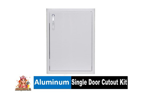 Aluminum Single Door Cutout Kit (Max Width 24")