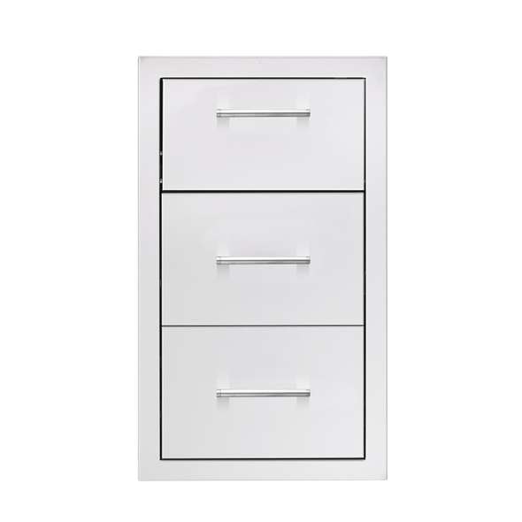 TrueFlame 17-Inch Vertical 2-Drawer & Paper Towel Holder Combo - TF-TDC-17-A