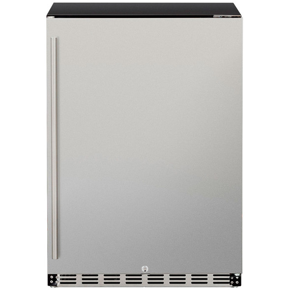 TrueFlame 24-Inch Outdoor Rated Refrigerator - AMD-RFR-24S-A