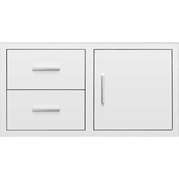 Summerset 42-Inch Stainless Steel Access Door & Double Drawer Combo