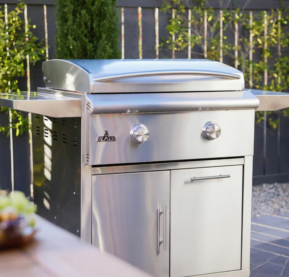 Blaze LTE+ 30-Inch Natural Gas Griddle w/ Lift-Assist Hood - Freestanding