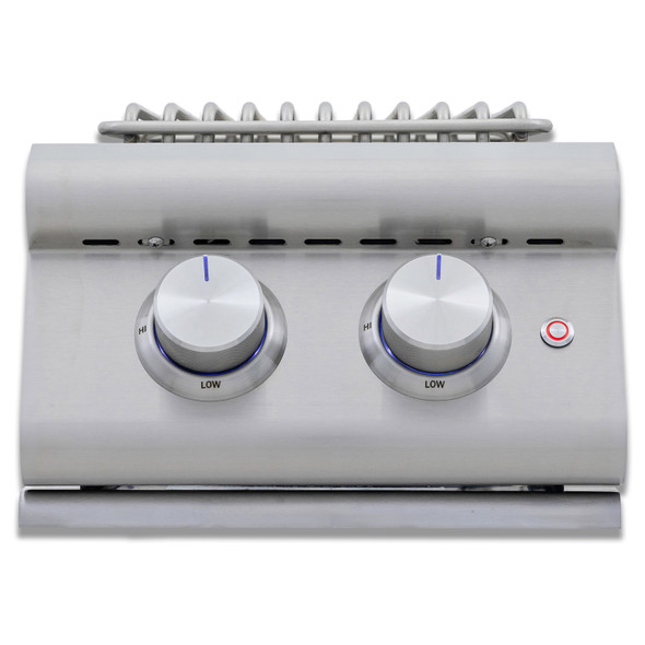 Blaze LTE+ Stainless Steel Double Side Burner w/ Lid