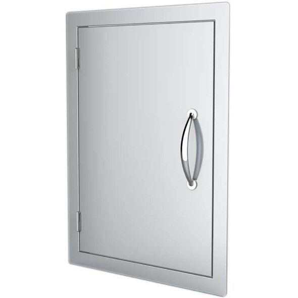 Sunstone Classic Series 14-Inch Stainless Steel Vertical Single Access Door