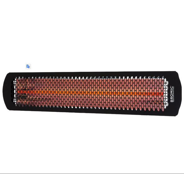 Bromic Heating Tungsten Smart-Heat 56-Inch 3000W Single Element 240V Electric Infrared Patio Heater - Black - BH0420031