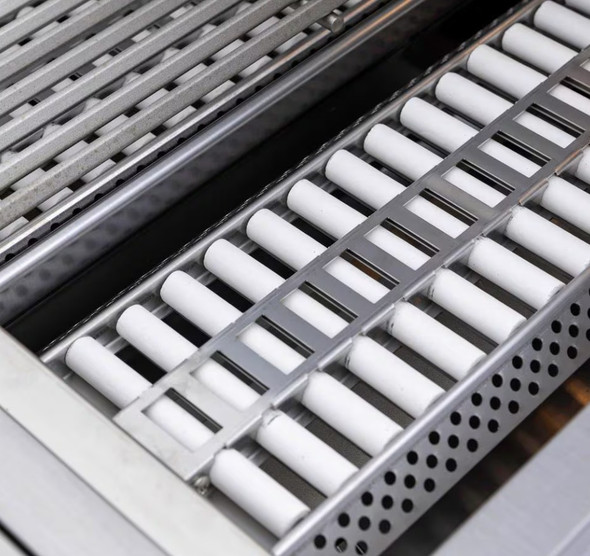 Blaze Ceramic Flame Tamer for Gas Grills - Set of 5