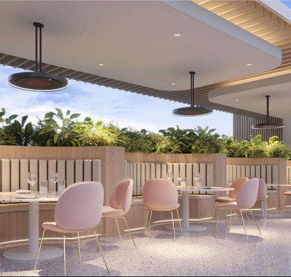 Bromic Heating Eclipse Smart-Heat 28-Inch 2900W Dual Element 240V Electric Infrared Heater W/ Twin Pole - BH0920001-1