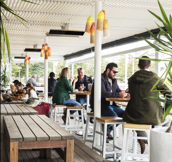 Bromic Heating Platinum Smart-Heat Series II 33-Inch 2300W 7,900 BTU 240V Electric Patio Heater - Black - BH0320003