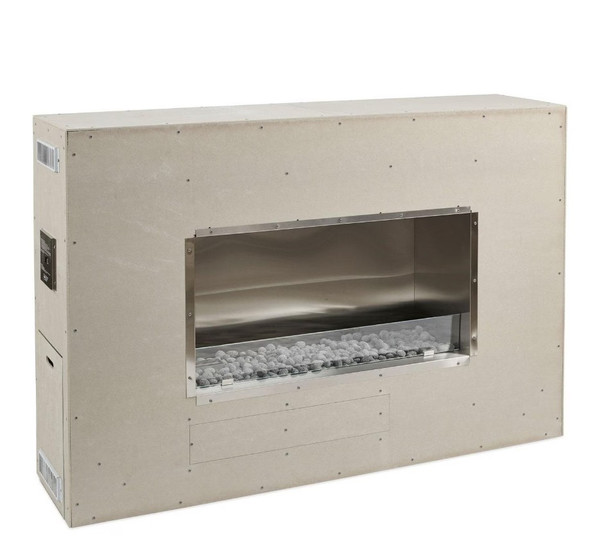 The Outdoor GreatRoom Company 72-Inch Linear Ready-to-Finish Single-Sided Propane Fireplace W/ Direct Spark Ignition