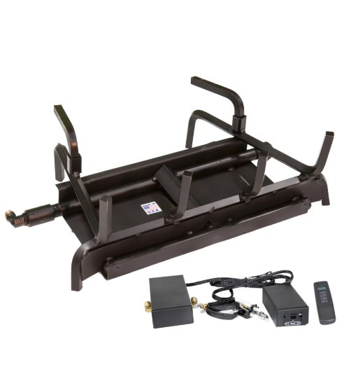 Dual Gas Logs Burner 60" by Grand Canyon Gas Logs - 2BRN-60-NG-MMVR