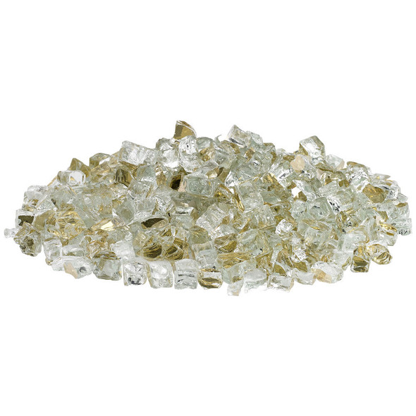 American Fire Glass 1/2" Gold Reflective  - AFF-GDRF12-10