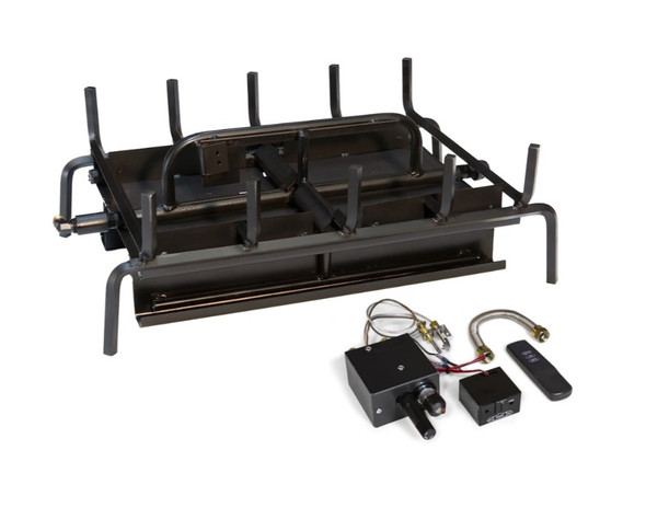 Dual Gas Logs Burner - See Thru 30" by Grand Canyon Gas Logs