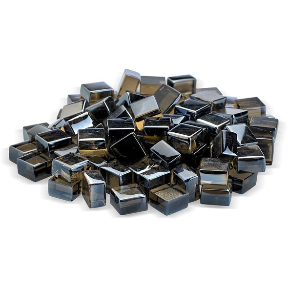 American Fire Glass 1/2" Bronze Luster 2.0 Cubes - AFF-BRZLST12-2-10