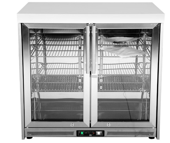 Whistler 4-Burner 102 x 28-Inch Gas Grill Island with Infrared Rear Burner, Refrigerator, and Rotisserie Kit