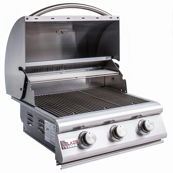 Blaze LBM 25-Inch 3-Burner Built-In Grill - BLZ-3LBM