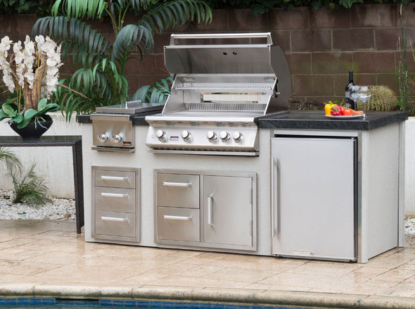 Whistler 21.5-Inch Stainless Steel Triple Drawer