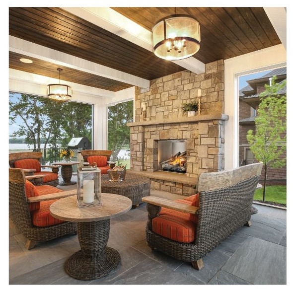 Napoleon Riverside 36 Clean Face Outdoor Fireplace - Natural Gas