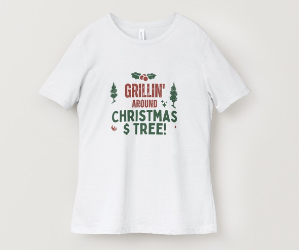 Grillin around the Christmas Tree T shirt