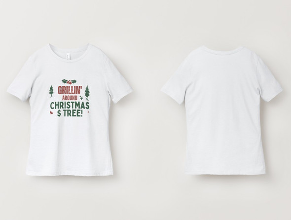 Grillin around the Christmas Tree T shirt