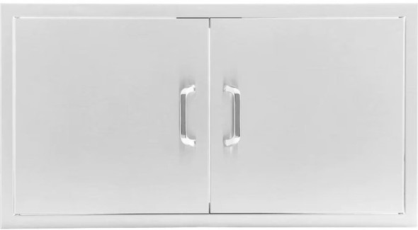 Premium 40" Stainless Steel Double Access Door - BBQ-260-AD40