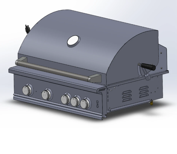 End Zone 32- Built In Propane Grill w/Blue Lights