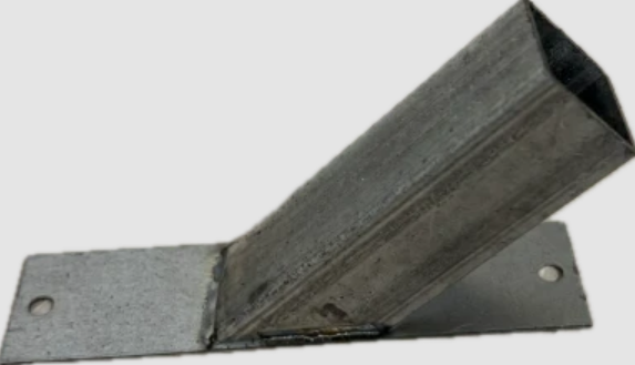 End Zone BBQ 45 Degree Coupler