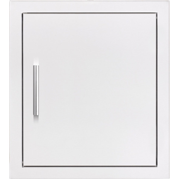 Summerset 16-Inch Stainless Steel Reversible Vertical Single Access Door w/Hidden Hinge - DV-16