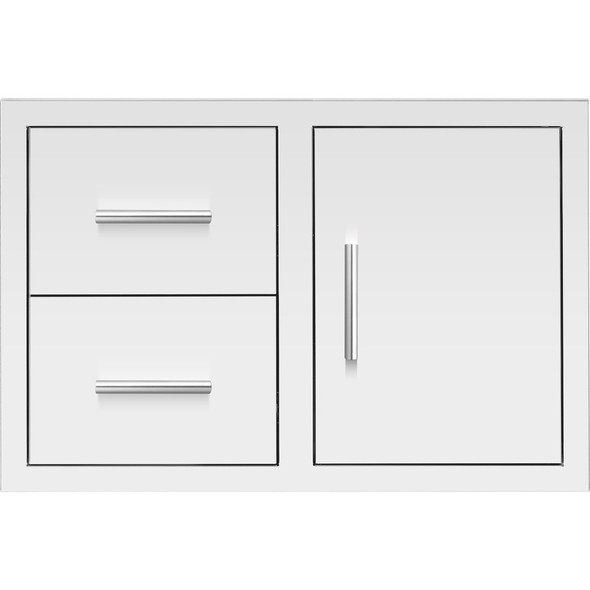 Summerset 33-Inch Stainless Steel Access Door & Double Drawer Combo