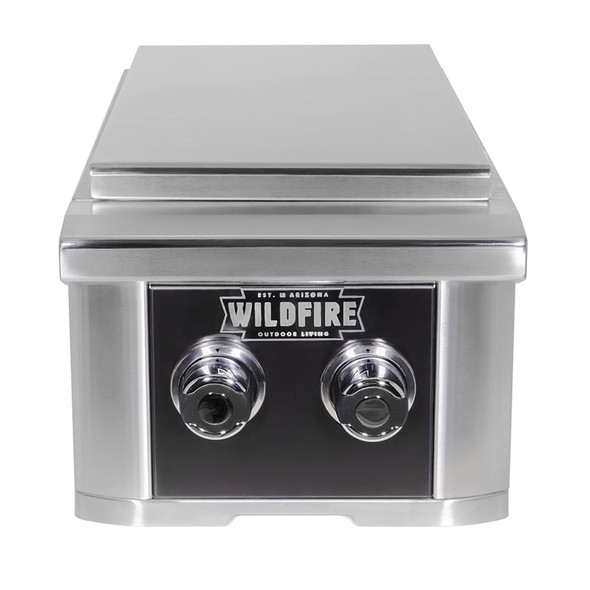 Wildfire Ranch PRO Black 304 Stainless Steel Double Side Burner