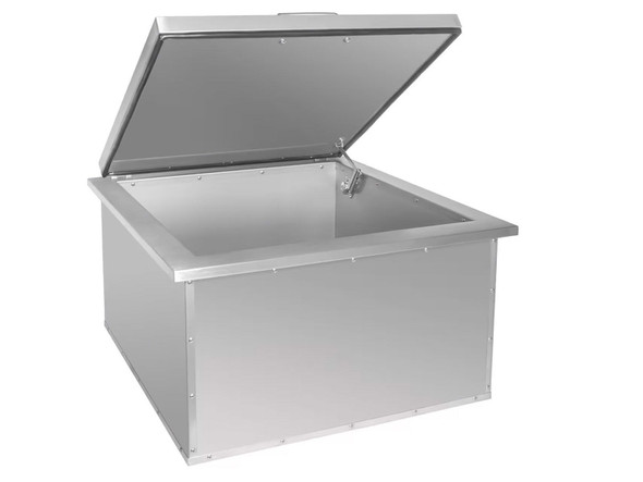 Wildfire 18-Inch Stainless Steel Drop-In Ice Chest with Lid