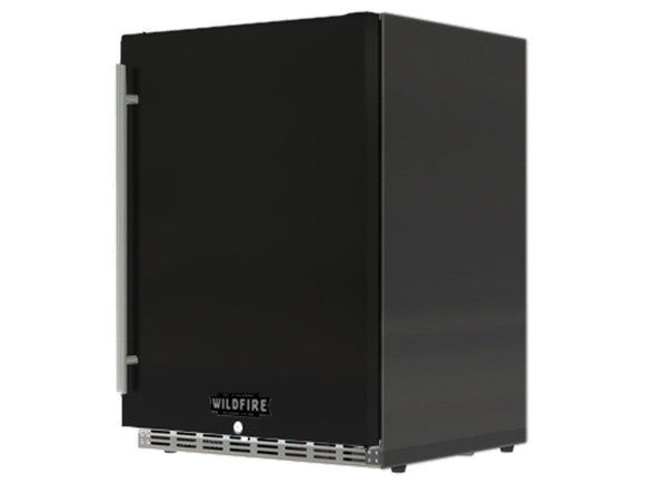 Wildfire 24-Inch 5.3 Cu. Ft. Outdoor Refrigerator w/ Black Stainless Steel