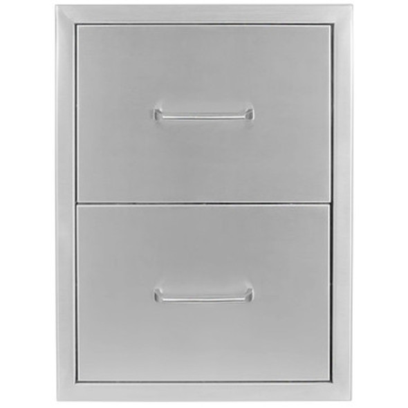 Wildfire-16-Inch-304-Stainless-Steel-Double-Access-Drawer-Front Wildfire-16-Inch-304-Stainless-Steel-Double-Access-Drawer-Front