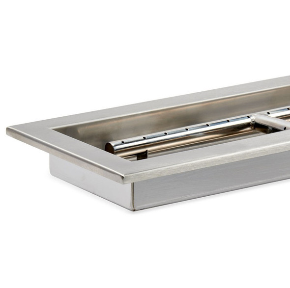 American Fire Products 30" x 6" Stainless Steel Linear Drop-In Pan - 30" x 6" Stainless Steel Linear Drop-In Pan