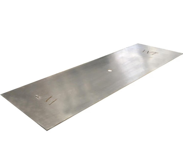 Warming Trends 46 X 17-Inch Linear Propane Fire Pit Burner Kit W/ 36 X 9-Inch H-Style CROSSFIRE Brass Burner - Match Light Ignition - CFBH240LPALPL4617FK1