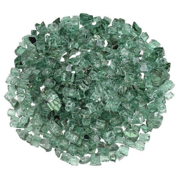 American Fire Glass - 1/2" Evergreen Reflective AFF-EVGRRF12-10