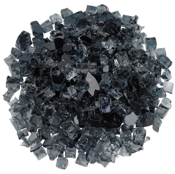 American Fire Glass 1/2" Gray - AFF-GRY12-10