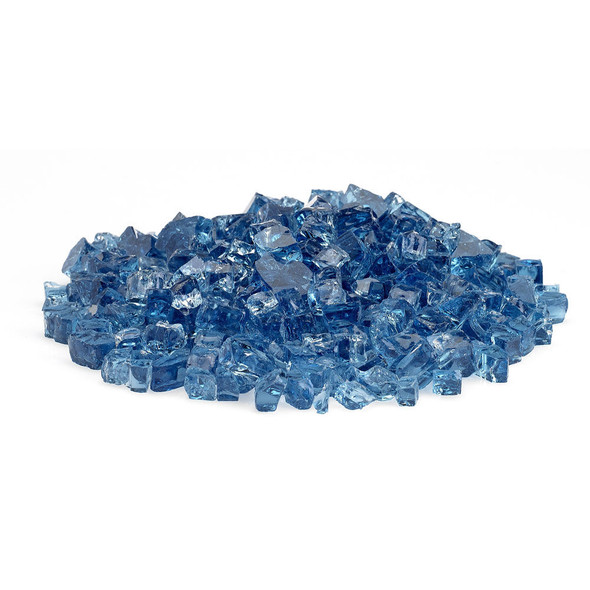 American Fire Glass 1/2" Pacific Blue - AFF-PABL12-10