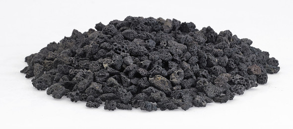 American Fire Products Small Black Lava Rock 40 Pounds - LAVA-S-40