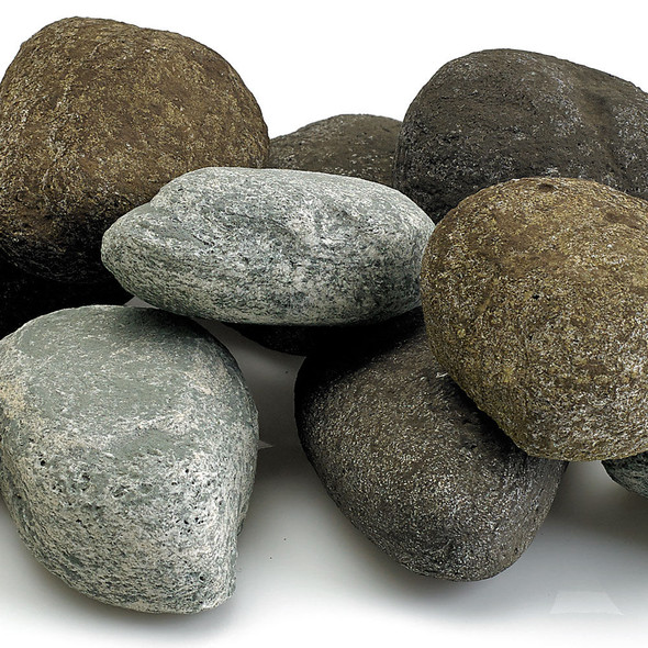 American Fire Products Natural Set Lite Stones Set - 15 Stone Set  - AFG-STONE-NS-15