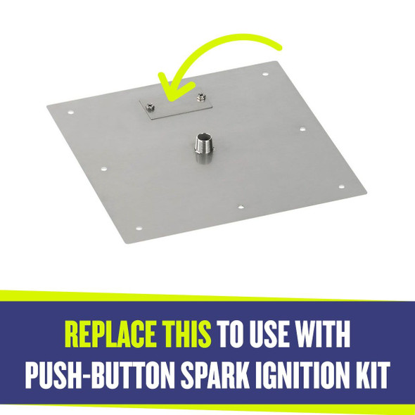 American Fire Products Replacement Spark Ignitor Plate - AFG-IGNTR-PLT-HOLES