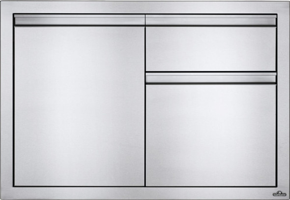 Napoleon 36-Inch Stainless Steel Single Door and Double Drawer - BI-3624-1D2DR