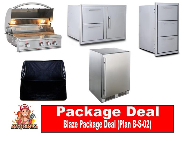 Blaze Outdoor Kitchen Package Deal BA-S-02