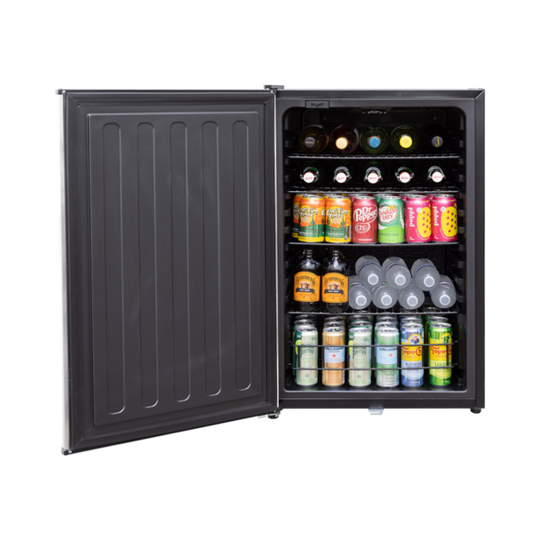 TrueFlame 22-Inch Outdoor Approved Refrigerator Reversible Door w/Lock - AMD-RFR-22S