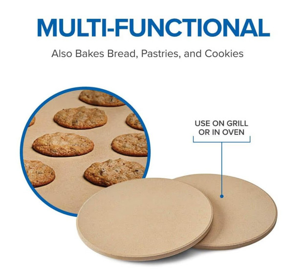 Napoleon 10 Inch Personal Sized Pizza Stone Set - Set of 2 - 70000