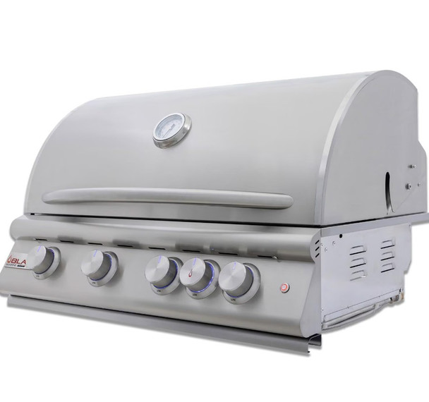 Blaze LTE+ Marine Grade 32-in 4-Burner Natural Gas Grill w/ Lift-Assist Hood & Rear Infrared Burner - BLZ-4LTE3MG-NG
