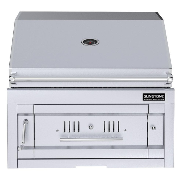 Sunstone Series 28 Inch Single Zone 304 Stainless Steel Charcoal Grill