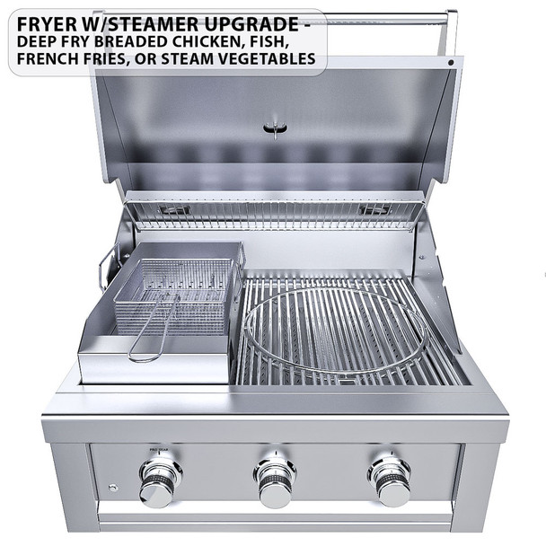 Sunstone Ruby 30-in 3-Burner Built-In Grill