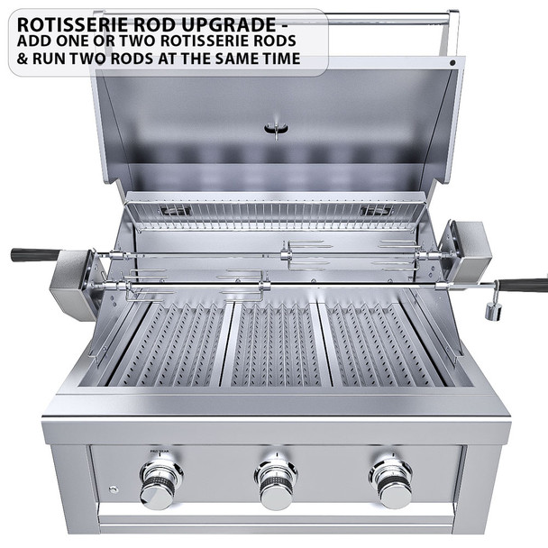 Sunstone Ruby 30-in 3-Burner Built-In Grill